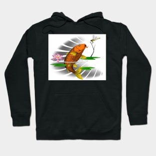 koi tattoo art Hoodie